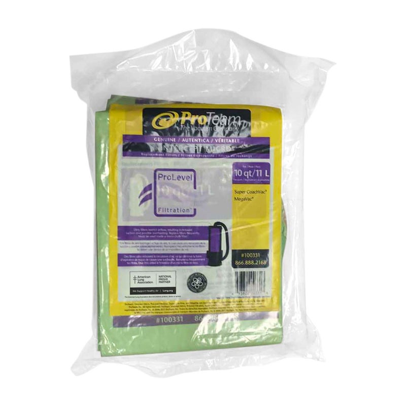 ProTeam Pro-team - Pack of 10 Fits (Coachvac, Super Coachvac, Megavac) - 100331 - Image 2
